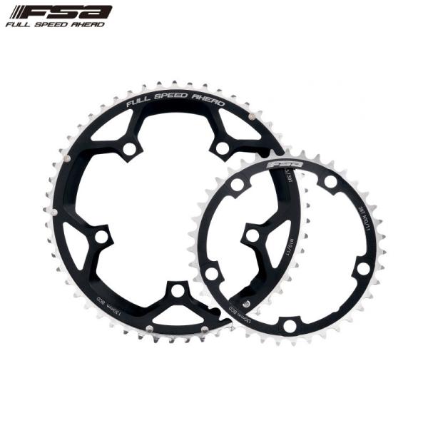 FSA エフエスエー ALLOY 2x ROAD CHAINRINGSPRO black 5h 13...