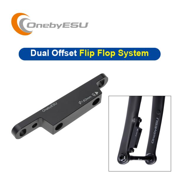 OnebyESU ワンバイエス デュアルオフセットキャリパーマウントアダプター   フォークパーツ