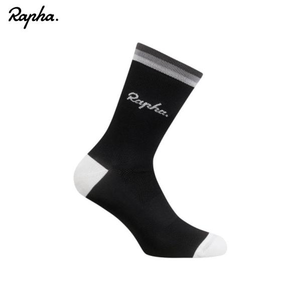 Rapha ラファ Logo　サイクリングソックス Black