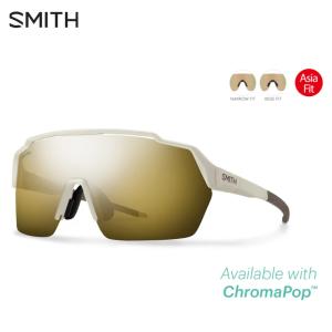 SMITH スミス Shift Split MAG Asia Fit | Frame:Matte Bone  | Lens:CP-Black Gold Mirror & Clear  サングラス｜cyclick