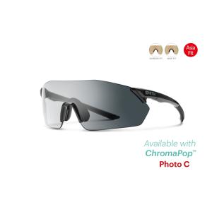 SMITH スミス サングラス Reverb Asia Fit フレームBlack  レンズPhotochromic Clear to Gray & CP-Contrast Rose｜cyclick
