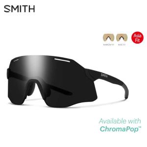 SMITH スミス Pivlock Vert Asia Fit | FRAME:Matte Black   | LENS:CP-Black & Clear  サングラス｜cyclick