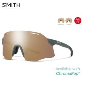 SMITH スミス Pivlock Vert Asia Fit | FRAME:Matte Alpine Green | LENS:CP-Rose Gold Mirror & Clear  サングラス｜cyclick