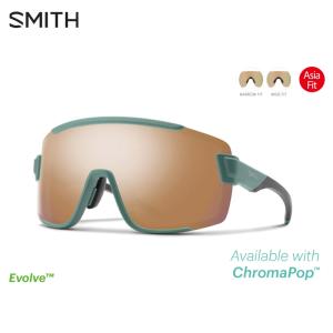 SMITH スミス Wildcat Asia Fit | Frame:Matte Alpine Green | Lens:CP-Rose Gold Mirror & Clear  サングラス｜cyclick