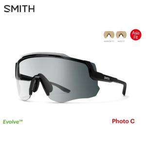 SMITH スミス Momentum Asia Fit | Frame:Black  | Lens:Photochromic Clear to Gray & Clear  サングラス｜cyclick