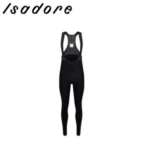 【現品特価】Isadore イザドア Debut Thermal Tights w/o Chamois Black Lサイズ｜cyclick