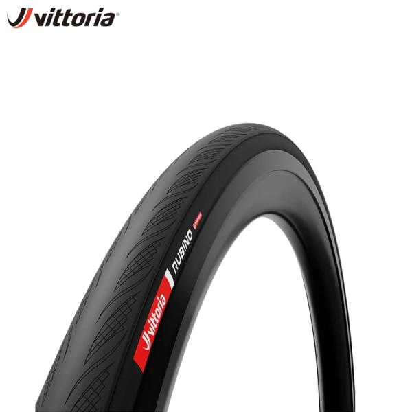 Vittoria ヴィットリア RUBINO V Tube Type (クリンチャー) All Bl...
