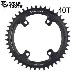 WolfTooth ウルフトゥース 110 BCD Asymmetric 4-Bolt Chainrings for GRX Cranks Drop-Stop ST 40T｜cyclick