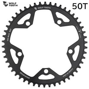 WolfTooth ウルフトゥース 130 BCD 5 Bolt Chainring 50T compatible with SRAM Flattop｜cyclick