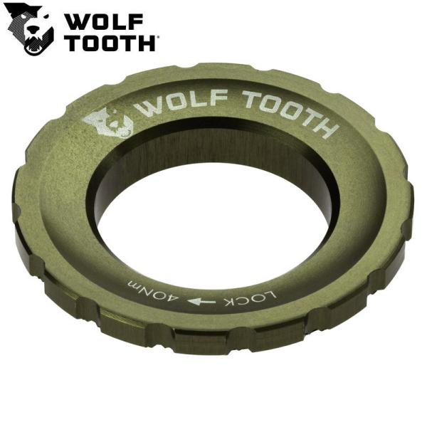 WolfTooth ウルフトゥース Centerlock Rotor Lockring Olive