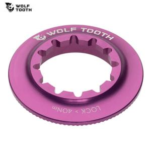 WolfTooth ウルフトゥース Centerlock Rotor Lockring-Internal Spline Purple  ロックリング｜cyclick