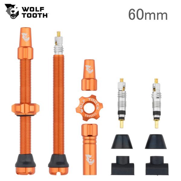 WolfTooth ウルフトゥース Tubeless Valve Stem Kit チューブレス バ...