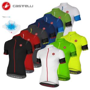 [20%OFF]CASTELLI 16013 ENTRATA 2 JERSEY FZ カステリ エントラータ 半袖ジャージ/サイクル 自転車