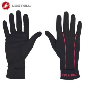 ＜夏の総力祭9/16迄＞[30%OFF]CASTELLI 15543 LINER GLOVE カステリ ライナー 長指インナーグローブ｜cyclistanet