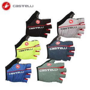 ＜夏の総力祭9/16迄＞[クリアランス★7%OFF]CASTELLI 17030 CIRCUITO GLOVE カステリ チルクイート 指切グローブ