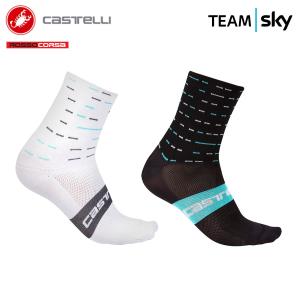 [20%OFF]CASTELLI 7029 TEAM SKY ROSSO CORSA 10 SOCK カステリ チームスカイ ロッソコルサ10ソックス/サイクル 自転車｜cyclistanet