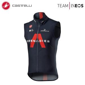 ＜春の感謝祭＞【即納】CASTELLI 31080 INEOS GRENADIERS PRO LIGHT WIND VEST カステリ イネオス グレナディアーズ 防風 ベスト｜cyclistanet