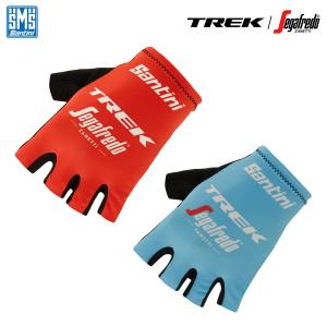 【即納】Santini TREK-SEGAFREDO トレック・セガフレード チーム 指切グローブ｜cyclistanet