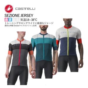 [2%OFF]【取寄】CASTELLI 23092 SEZIONE JERSEY カステリ セジオーネ 半袖ジャージ｜cyclistanet