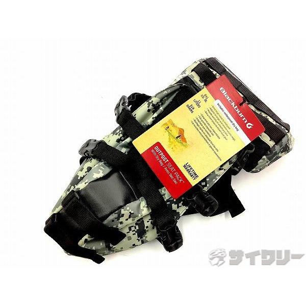 バッグ類（車体用） サドルバッグ ブラックバーン アウトポストシートパックアンドドライバッグ　グレー...