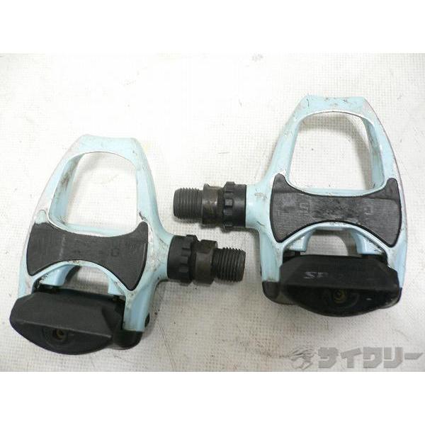 ペダル ビンディングペダル シマノ ビンディングペダル PD-R540 ライトブルー - 中古
