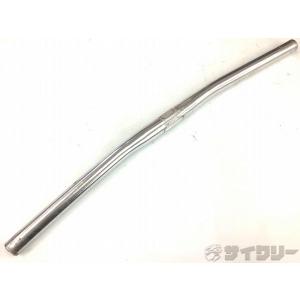 ハンドル フラット/ライザーバー NL フラットバー　シルバー 25.4/560mm - 中古｜cycly