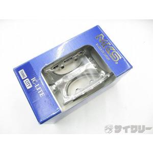 ペダル フラットペダル 三ヶ島 フラットペダル IC-LITE シルバー - 中古｜cycly