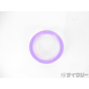ヘッドパーツ コラムスペーサー 不明 コラムスペーサー　樹脂製　パープル　OSコラム用　高さ：5mm - 中古