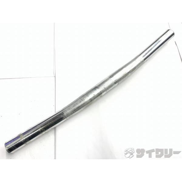ハンドル フラット/ライザーバー 不明 フラットバーハンドル シルバー 25.4/405mm(実測)...