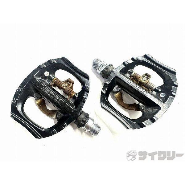 ペダル ビンディングペダル シマノ 片面ビンディングペダル PD-A530 SPD ブラック - 中...