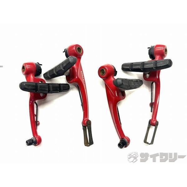 ブレーキ本体 Vブレーキ テクトロ Vブレーキセット レッド 欠品あり - 中古