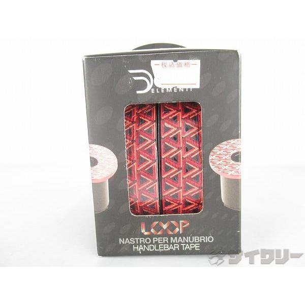 バーテープ 本体 デダ バーテープ　LOOP ブラック/レッド - 中古