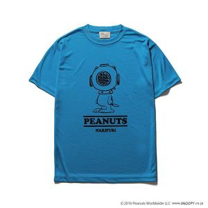 narifuri × PEANUTS :Dry T-shirt （TURQUOISE） ドライTシャツ