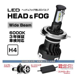 LEH140   PIAA　ヘッド＆フォグライト用 LEDバルブ 6000K  H4｜cyd-shop