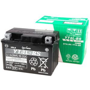 YT4L-BS　バイクバッテリー　GSユアサ　液入り 充電済　