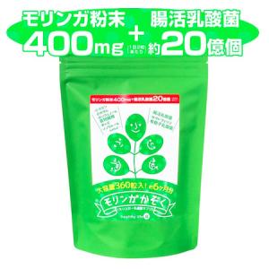 もりんが モリンガ 乳酸菌 サプリメント healthylife モリンガかぞく １袋 大容量 360粒入 約６ヵ月分 モリンガ末 食物繊維 ラクトフェリン 腸活乳酸菌