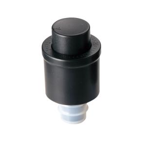 バキューム ワインストッパー 中 ブラック  8-1891-1001