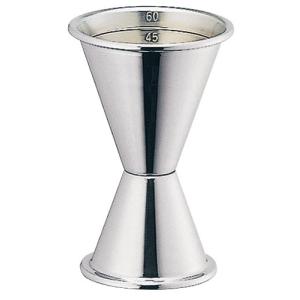 SW 18−8 ジガーカップ（目盛付） 60cc  8-1867-2101