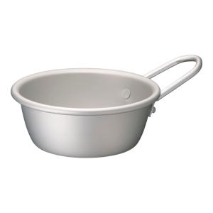 アルマイト　マッコリカップ　手付　11cm　シルバー　8-2238-1001