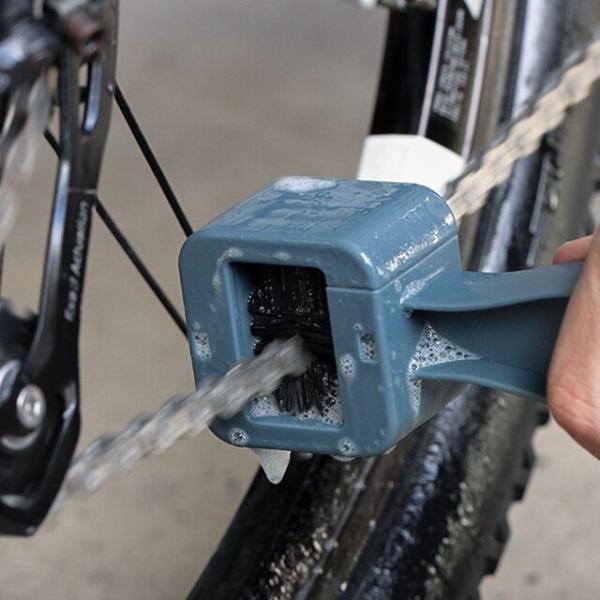プラスチック製自転車チェーンとブラシキット,マウンテンバイクおよびロードバイク用のクリーニングツール