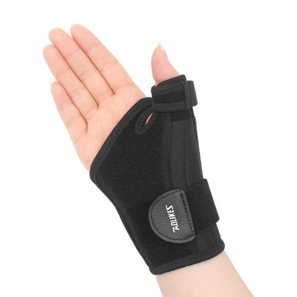 2022 aolikes 1個の親指ブレースは手首の保護をサポートしますスプリントバンドストラップリ...