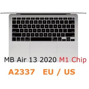 MacBook Air 13 2020 a2337 m1チップ用の新しいソフトスキンキーボード保護フィルム,防水シリコンAir13
