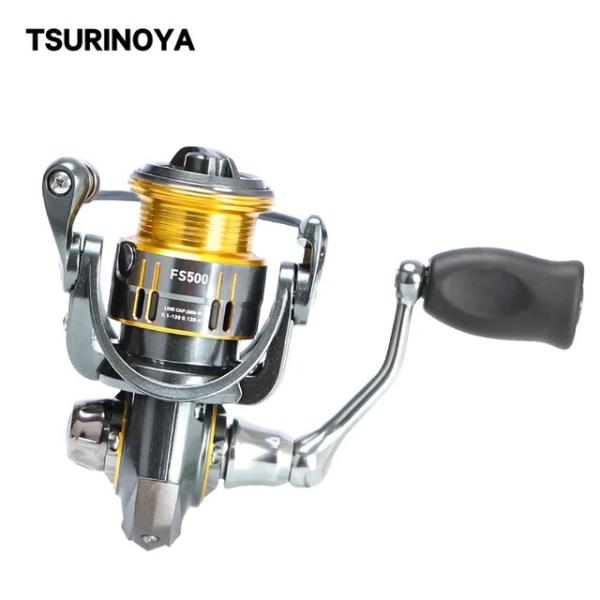 Tsurinoya-fs 500 800 1000超軽量回転釣りリール,4kgブレーキパワー,9 1...