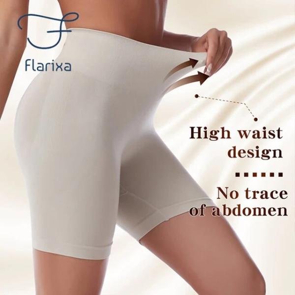 FLIREXA-シームレスな女性用安全パンツ,ハイウエストショーツ,妊娠後のボディシェイパー,快適な...