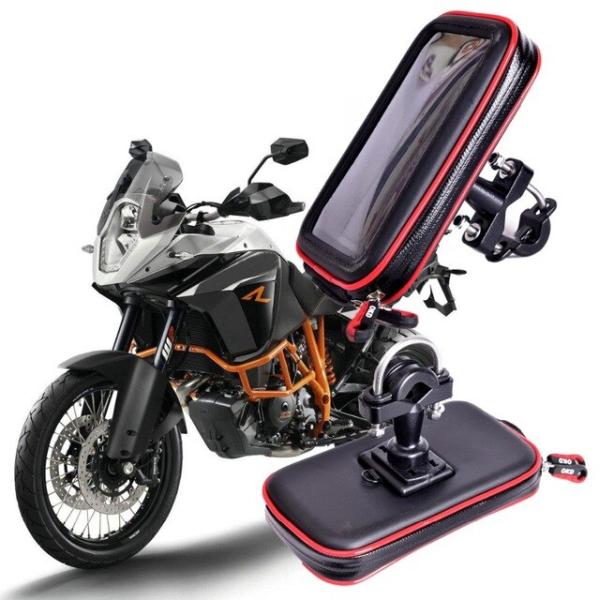 オートバイバイク用GPS携帯電話ホルダー,ハンドルバー用防水バッグ,iphone 13 promax...