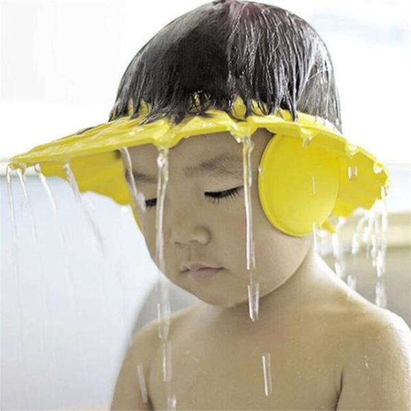 子供用の柔らかいシャンプーキャップ,シャワーと入浴用の保護キャップ,赤ちゃんの髪の保護