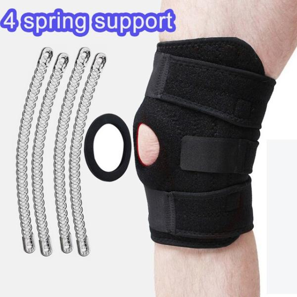 伸縮性のあるナイロン製の膝パッド,背中の保護,調整可能,フィットネス,肘サポート,大人