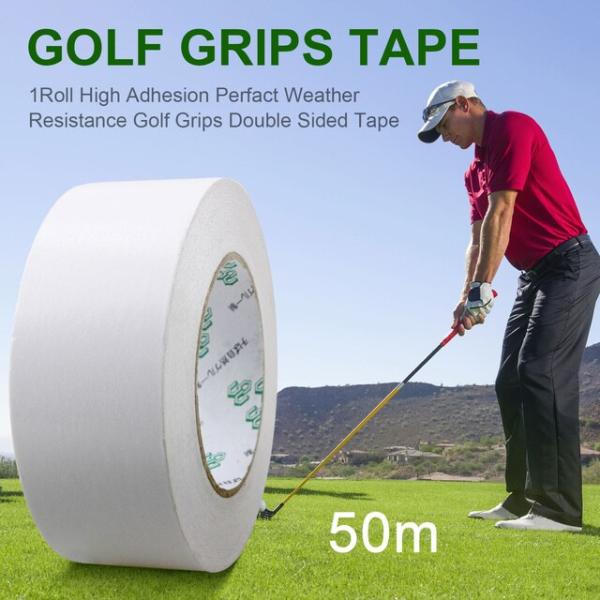 CrestGolf-ゴルフクラブ用両面テープ,取り付けグリップテープ,2 &quot;x 50m/1&quot; x 5...