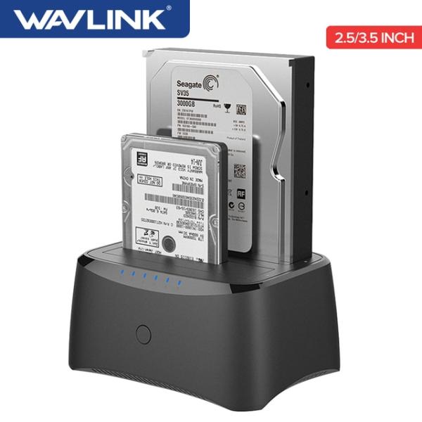 Wavlink-sataドッキングステーション,usb 3.0ハードドライブエンクロージャー,2.5...