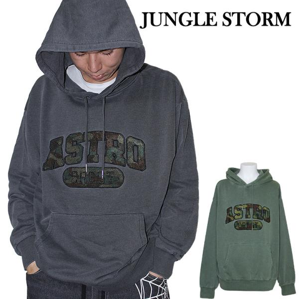 JUNGLE STORM ジャングルストーム プルオーバーパーカー PULL HOODIE CAMO...